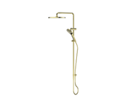 Lavish BubbleJET Twin Rail Shower - PVD Brushed Brass