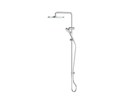 Lavish BubbleJET Twin Rail Shower - Chrome