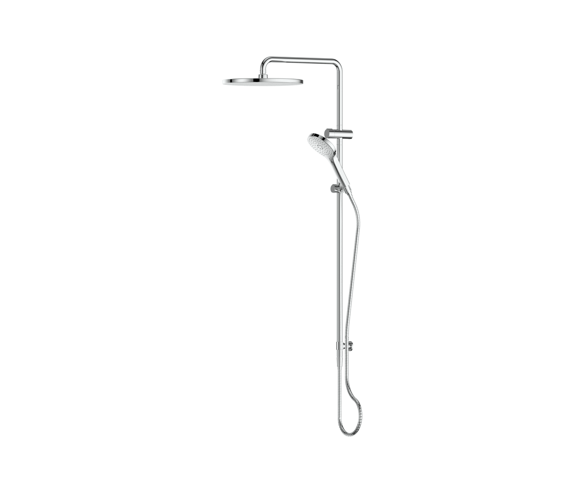 Lavish BubbleJET Twin Rail Shower - Chrome