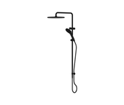 Lavish BubbleJET Twin Rail Shower - Matte Black