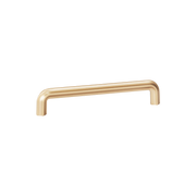 Momo Lumi D Handle 160mm in Satin Brass