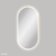 Empire LED Urban Brass Framed Mirror, 600 x 1200mm
