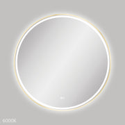 Reba LED Urban Brass Framed Mirror