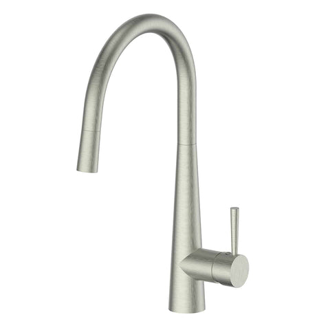 Greens Galiano Pull-Down Sink Mixer - PVD Brushed Nickel