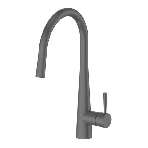 Greens Galiano Pull-Down Sink Mixer - PVD Gunmetal