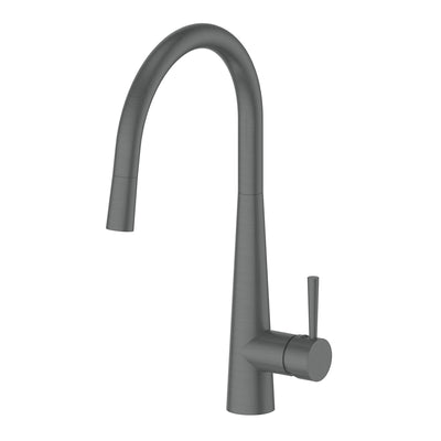 Greens Galiano Pull-Down Sink Mixer - PVD Gunmetal