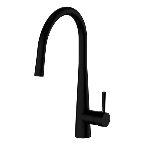 Greens Galiano Pull-Down Sink Mixer - PVD Matte Black