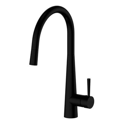 Greens Galiano Pull-Down Sink Mixer - PVD Matte Black