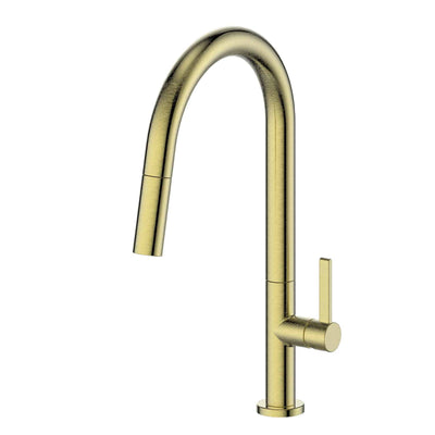 Greens Luxe Pull-Down Sink Mixer - PVD Brushed Brass