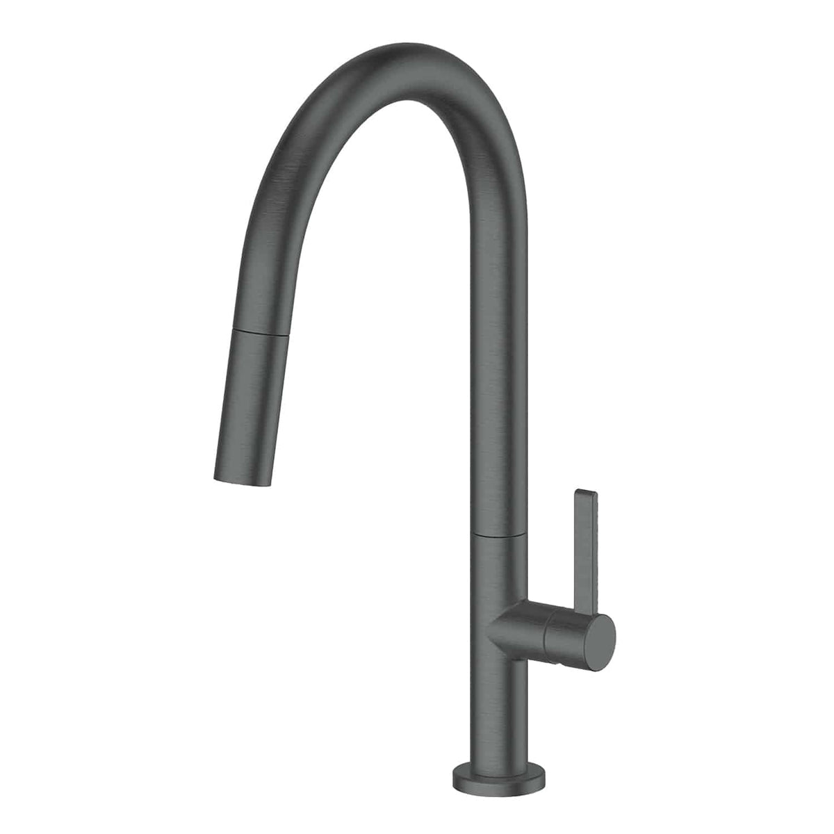 Luxe Pull-Down Sink Mixer - PVD Gunmetal