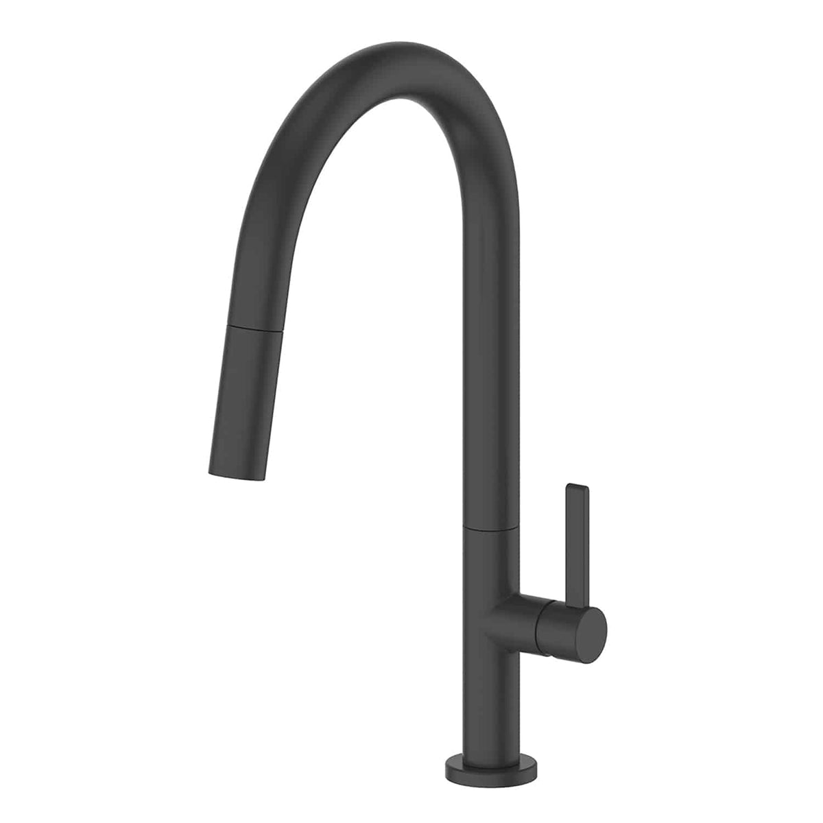 Luxe Pull-Down Sink Mixer - PVD Matte Black