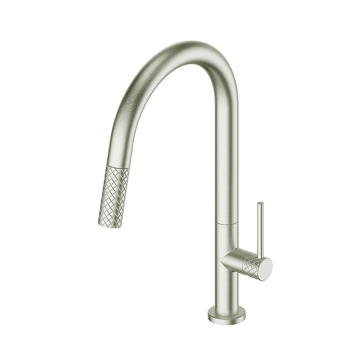 Textura Pull-Down Sink Mixer w/ Diamante Technology™ - PVD Brushed Nickel