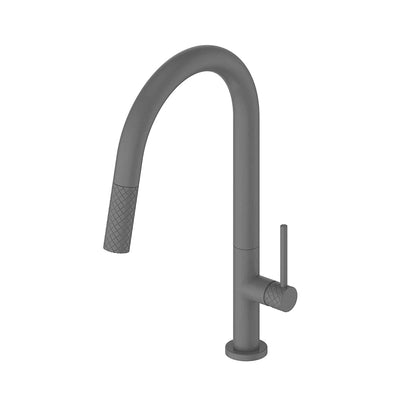 Greens Textura Pull-Down Sink Mixer w/ Diamante Technology™ - PVD Gunmetal