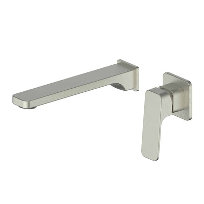 Greens Swept Wall Basin/Bath Mixer - PVD Brushed Nickel