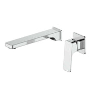 Swept Wall Basin/Bath Mixer - Chrome