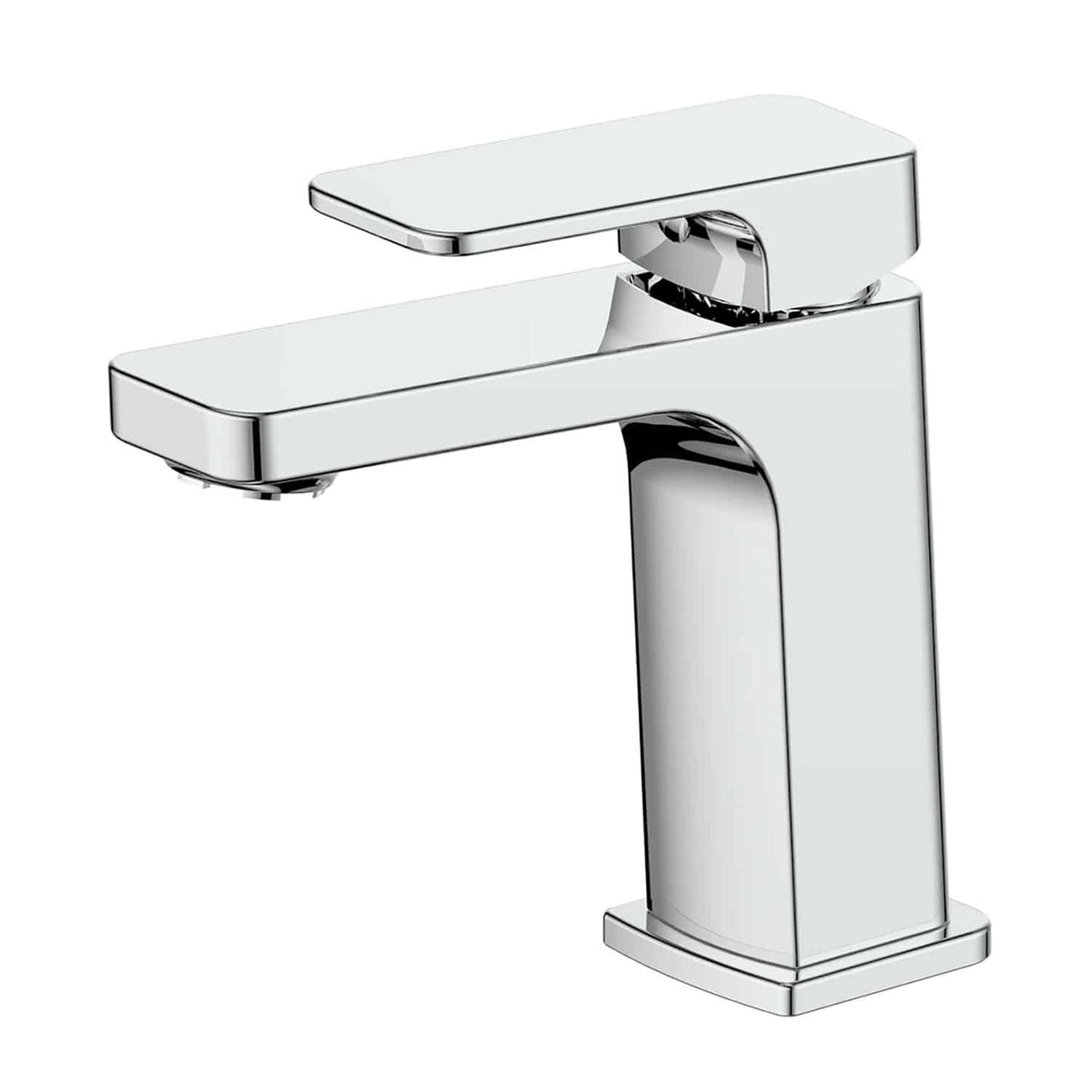 Swept Basin Mixer - Chrome