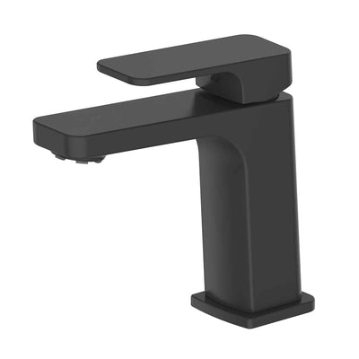 Greens Swept Basin Mixer - PVD Matte Black