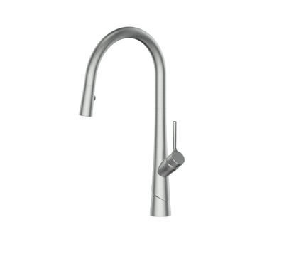 Greens Lustro II Pull-Down Sink Mixer - PVD Brushed Nickel