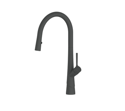 Greens Lustro II Pull-Down Sink Mixer - PVD Gunmetal