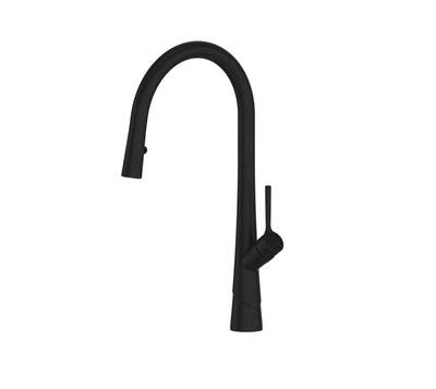 Greens Lustro II Pull-Down Sink Mixer - PVD Matte Black