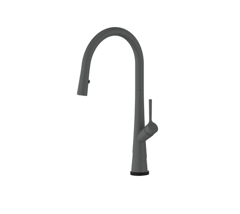 Greens Lustro Kontact Pull-Down Sink Mixer - PVD Gunmetal