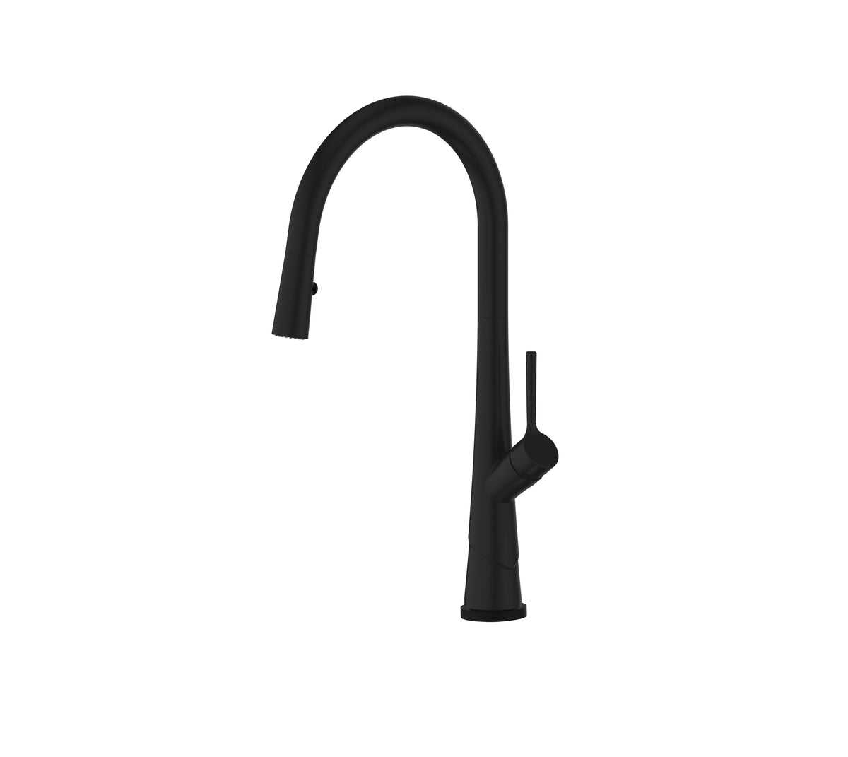 Lustro Kontact Pull-Down Sink Mixer - Matte Black
