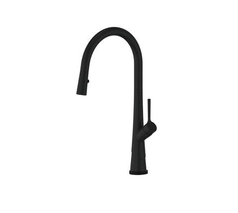 Greens Lustro Kontact Pull-Down Sink Mixer - Matte Black