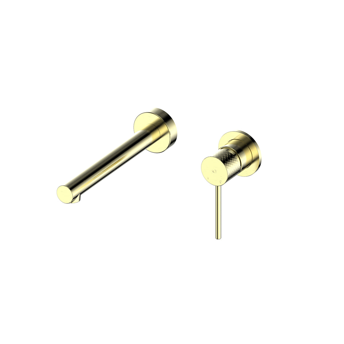 Mika Wall Basin/Bath Mixer - PVD Brushed Brass