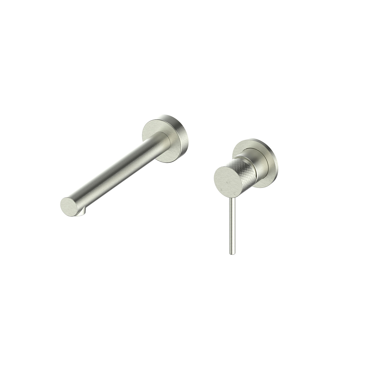 Mika Wall Basin/Bath Mixer - PVD Brushed Nickel