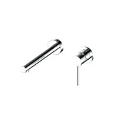 Mika Wall Basin/Bath Mixer - Chrome