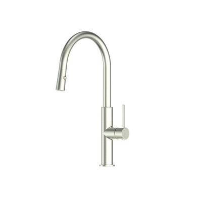 Greens Mika Pull-down Sink Mixer - PVD Brushed Nickel