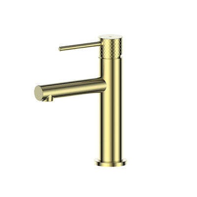 Greens Mika Basin Mixer - PVD Brushed Brass