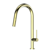 Tesora Pull Down Sink Mixer - PVD Brushed Brass