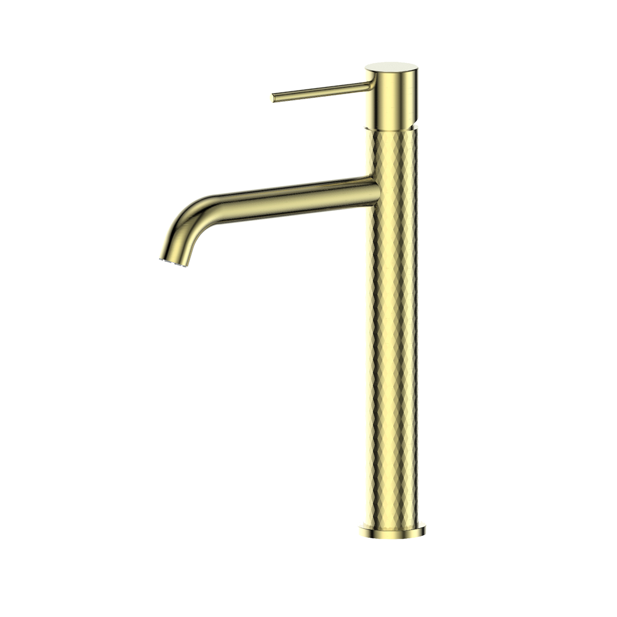 Tesora Tower Basin Mixer - PVD Brushed Brass