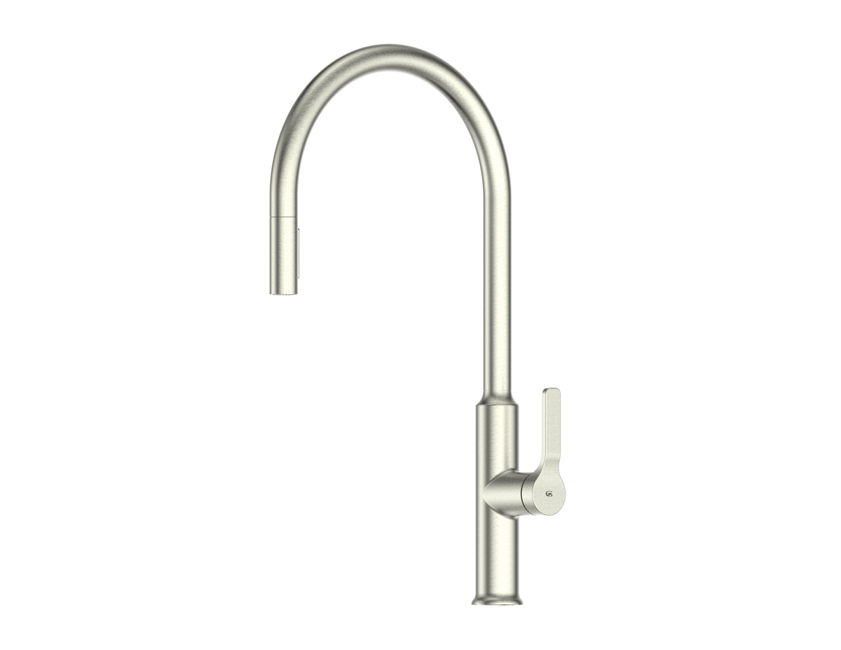 Craft Pulldown Kitchen Mixer with Chef's Spout - PVD Brushed Nickel