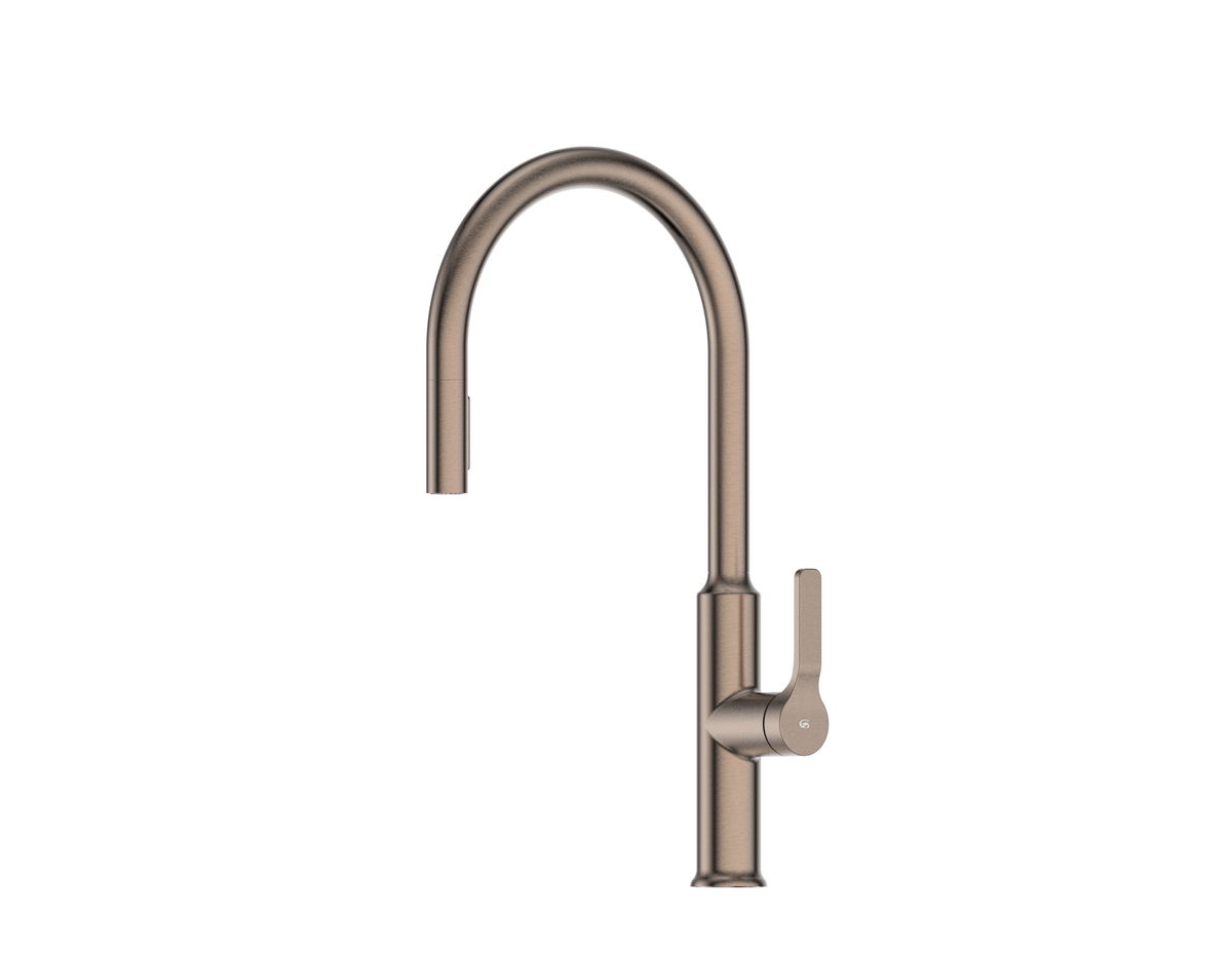 Craft Pulldown Kitchen Mixer with Kitchen Spout - PVD Brushed Bronze