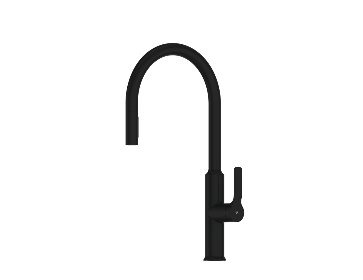 Craft Pulldown Kitchen Mixer with Kitchen Spout - PVD Matte Black