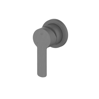 Greens Astro II Shower Mixer w/Mini Plate - PVD Gunmetal