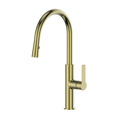 Greens Astro II Pull-Down Sink Mixer - PVD Brushed Brass