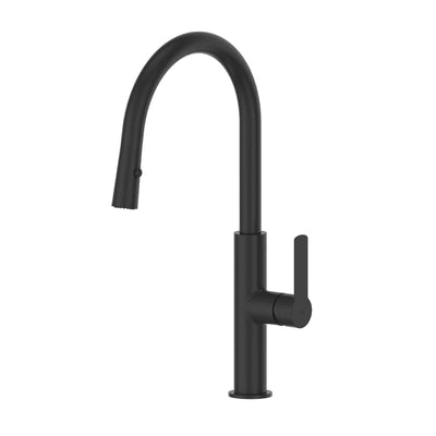 Greens Astro II Pull-Down Sink Mixer - PVD Matte Black