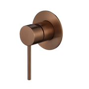 Modern National Star Mini Shower Mixer 80mm Trim Kit Champagne