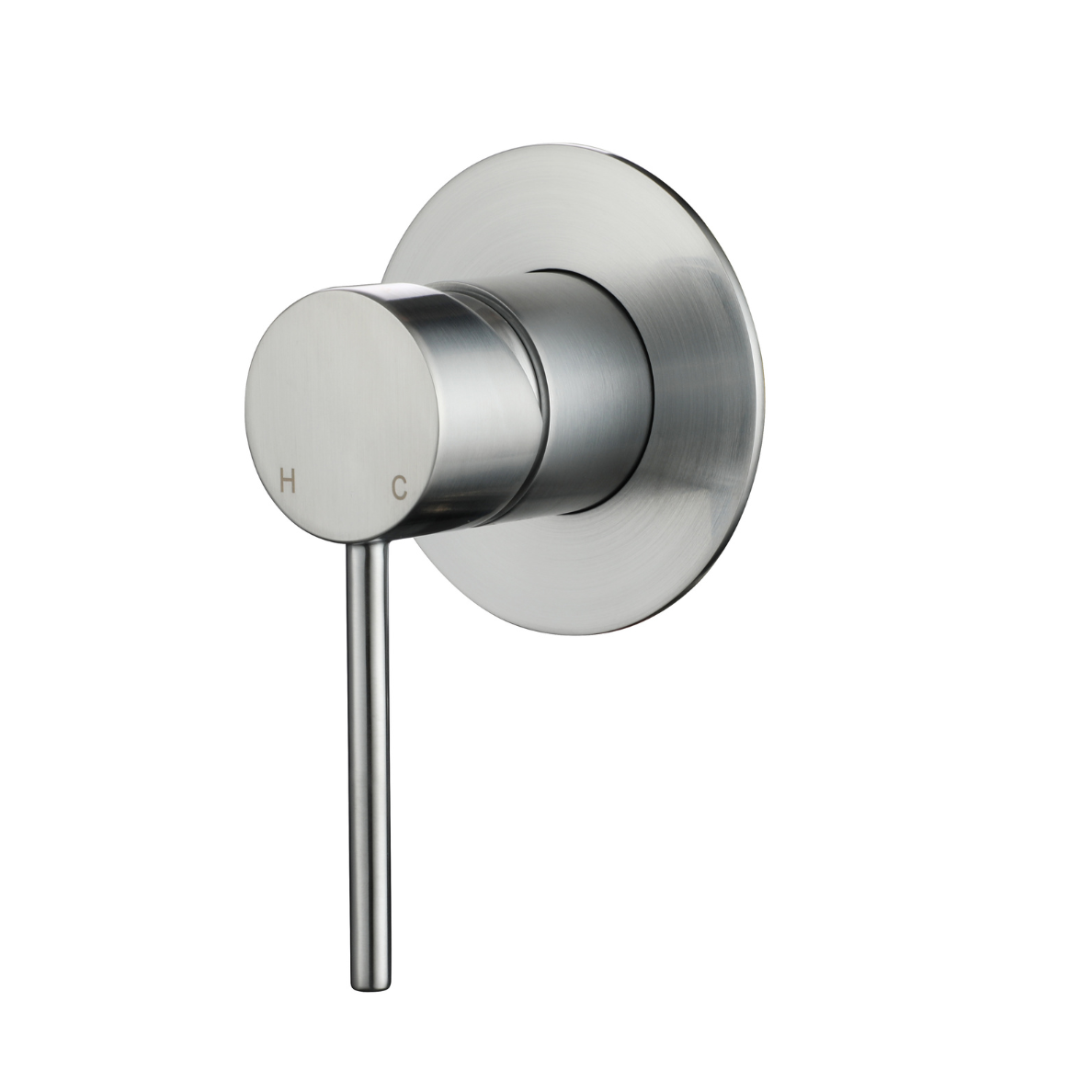 Modern National Star Mini Shower Mixer 80mm Trim Kit Brushed Chrome