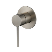 Modern National Star Mini Shower Mixer 80mm Brushed Nickel