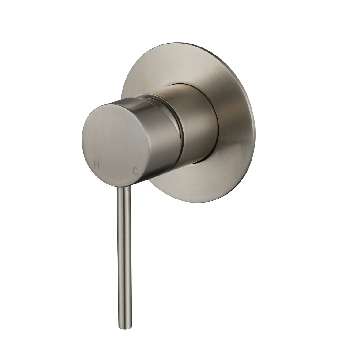 Modern National Star Mini Shower Mixer 80mm Trim Kit Brushed Nickel