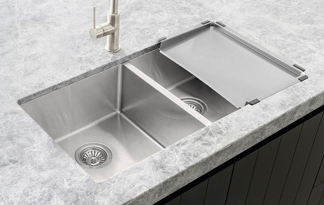 Meir Lavello Dish Draining Tray - Brushed Nickel