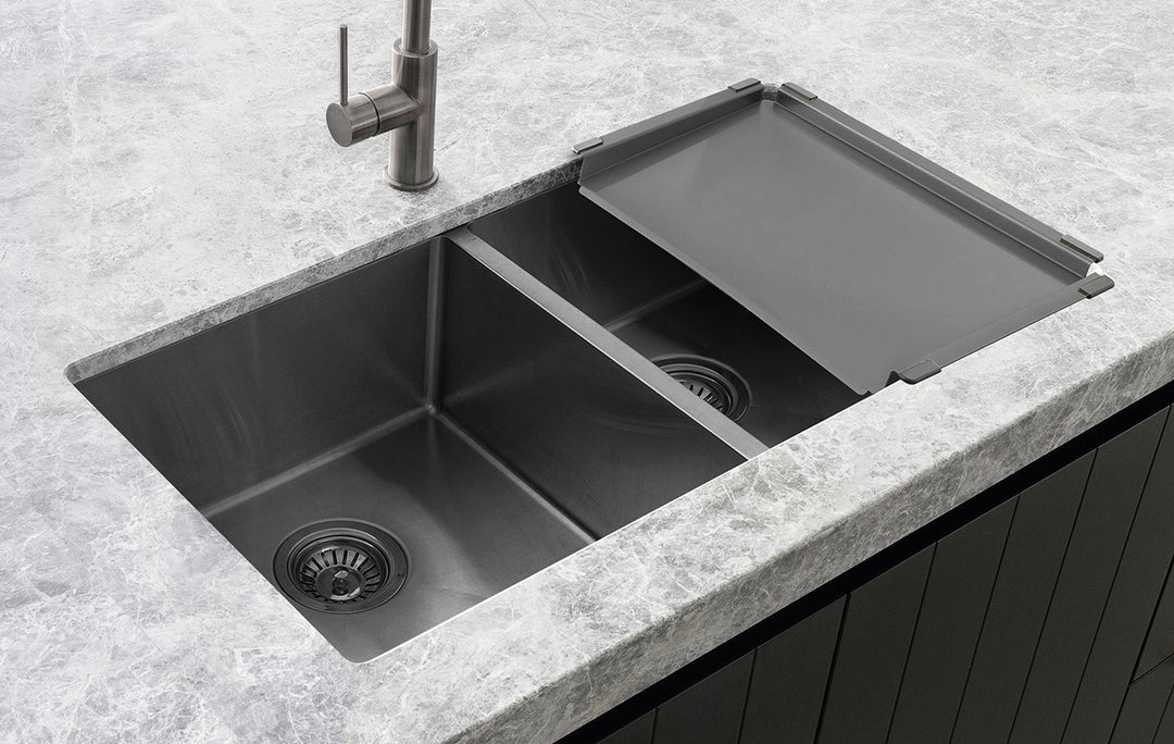 Meir Lavello Dish Draining Tray - Gunmetal Black