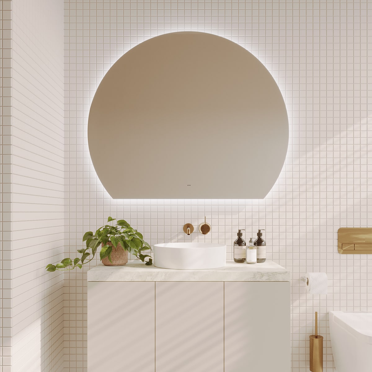 Remer Luna Arch LED Mirror 1200mm