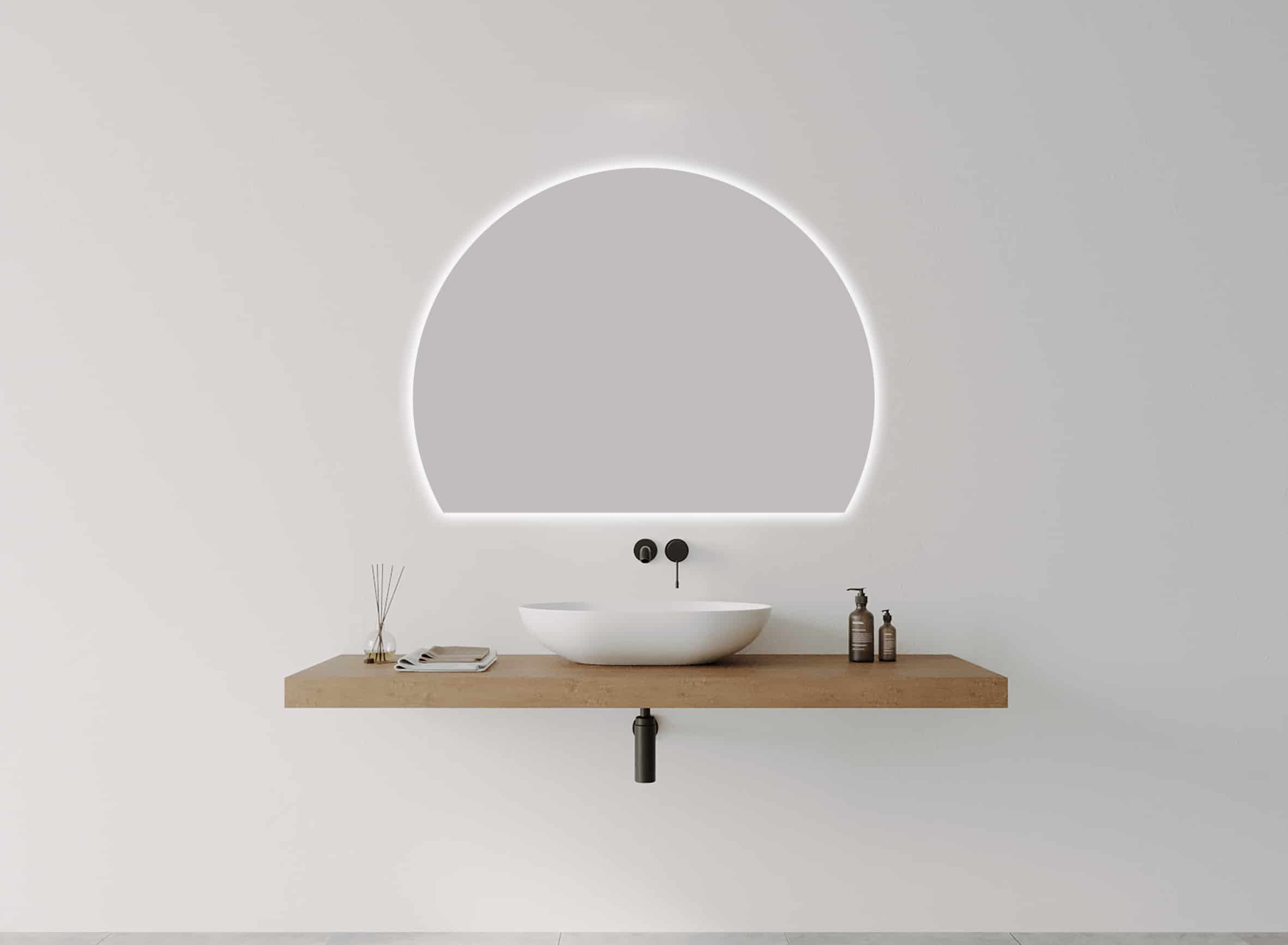 Remer Luna Arch LED Mirror 1200mm