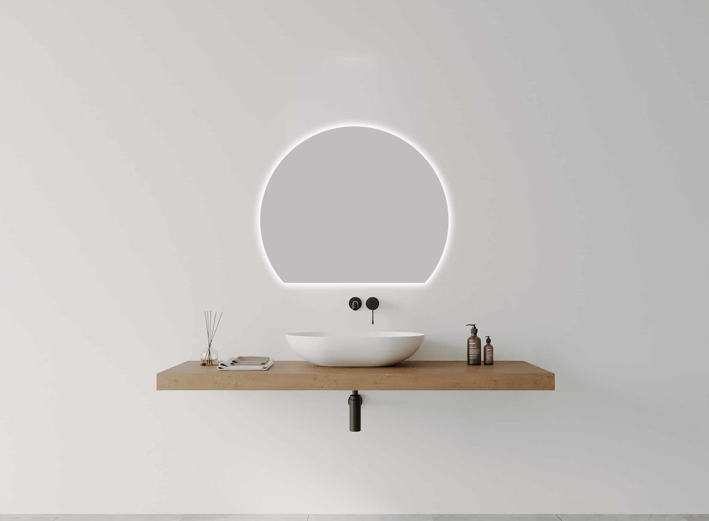 Remer Luna Arch LED Mirror 900mm