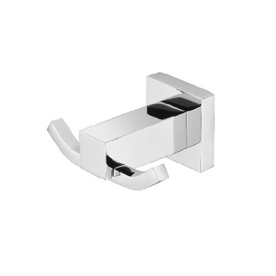 Modern National Lux Double Robe Hook - Chrome